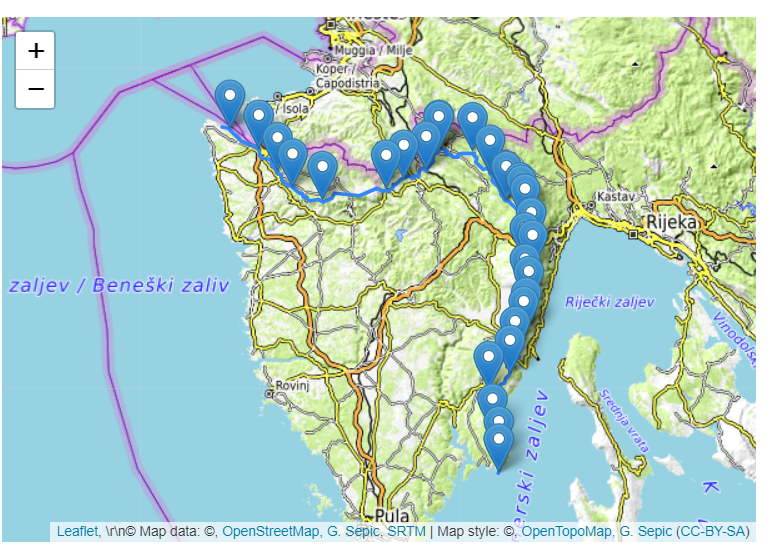 Istrian hiking trail (IPP)
